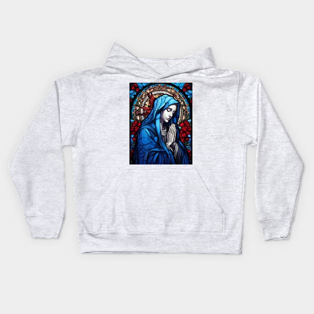Our Lady of Fatima Kids Hoodie by TacoTruckShop